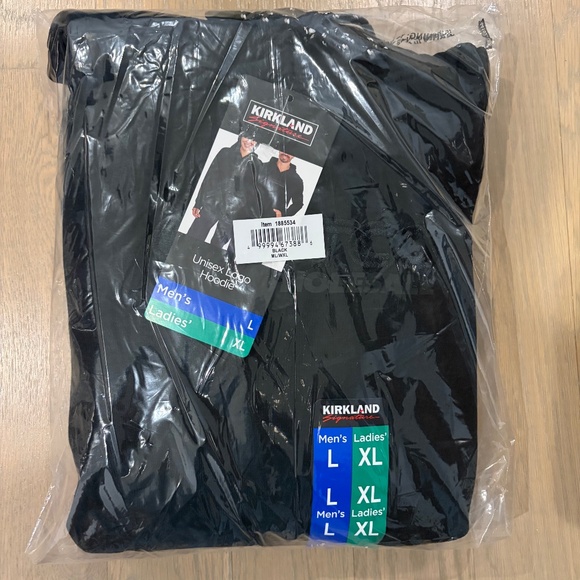 Costco Unisex logo Hoodie - Black Color - NWT - Picture 4 of 4